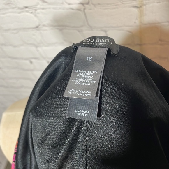 Vintage Y2K Bisou Bisou Cocktail dress Vintage size 16 - Picture 9 of 9